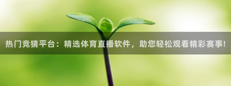 热门竞猜平台：精选体育直播软件，助您轻松观看精彩赛事!